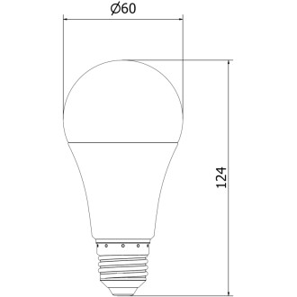 Mexen Nova 3x LED žiarovka E27, A60, 15W, teplá - 3000K, 1575 lm - L100-E27-1530-01x03