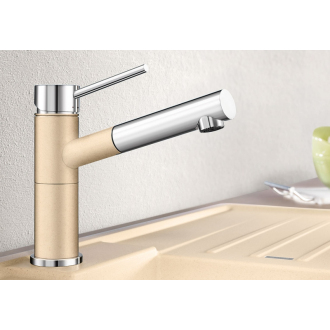 Blanco ALTA - S Compact 520730 Batéria perlovo šedá/chróm