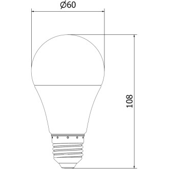 Mexen Nova 10x LED žiarovka E27, A60, 8W, neutrálna - 4000K, 840 lm - L100-E27-0840-01x10
