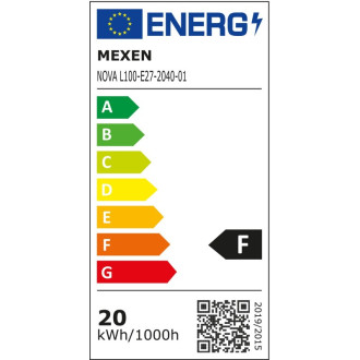 Mexen Nova 10x LED žiarovka E27, A70, 20W, neutrálna - 4000K, 2100 lm - L100-E27-2040-01x10