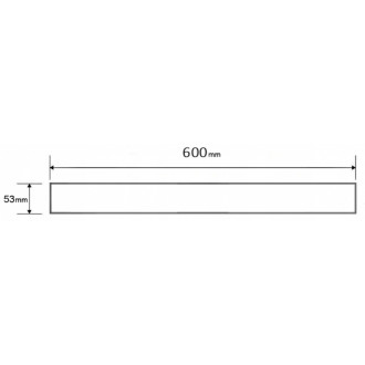 Kryt Mexen Flat M13 2 v 1 pre lineárny žľab 60 cm, ružové zlato - 1619060
