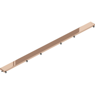 Kryt Mexen Flat M13 2 v 1 pre lineárny žľab 80 cm, ružové zlato - 1619080