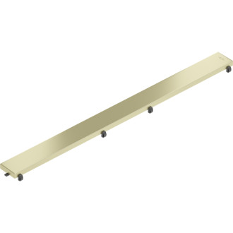 Kryt Mexen Flat M13 2 v 1 pre lineárny žľab 70 cm, kartáčované zlato - 1A19070
