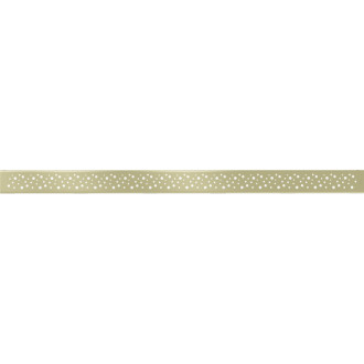 Krytka Mexen Flat M12 pre lineárny žľab 90 cm, kartáčované zlato - 1A21090