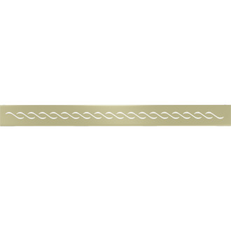 Krytka Mexen Flat M18 pre lineárny žľab 70 cm, kartáčované zlato - 1A23070