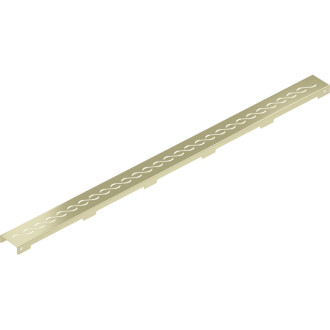 Krytka Mexen Flat M18 pre lineárny žľab 90 cm, kartáčované zlato - 1A23090