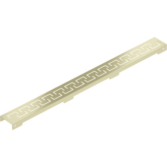 Krytka Mexen Flat M15 pre lineárny žľab 60 cm, kartáčované zlato - 1A24060