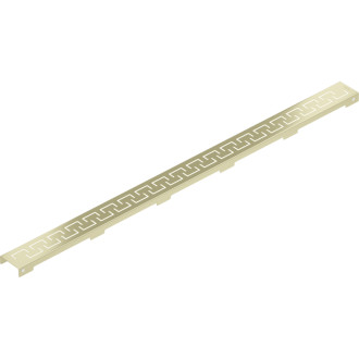 Krytka Mexen Flat M15 pre lineárny žľab 90 cm, kartáčované zlato - 1A24090