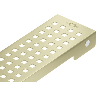 Kryt Mexen Flat M08 pre lineárny žľab 70 cm, kartáčované zlato - 1A25070