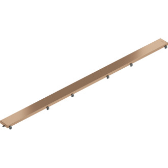 Kryt Mexen Flat M13 2 v 1 pre lineárny žľab 90 cm, kartáčovaná meď - 1C19090