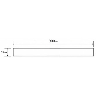 Kryt Mexen Flat M13 2 v 1 pre lineárny žľab 90 cm, kartáčovaná meď - 1C19090