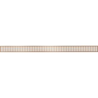 Kryt Mexen Flat M33 pre lineárny žľab 80 cm, kartáčovaná meď - 1C33080