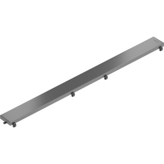 Kryt Mexen Flat M13 2 v 1 pre lineárny žľab 70 cm, kartáčovaný, pištoľovo sivý - 1E19070