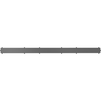Kryt Mexen Flat M13 2 v 1 pre lineárny odtok 90 cm, kartáčovaný, pištoľovo sivý - 1E19090