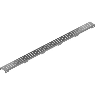 Kryt Mexen Flat M01 pre lineárny žľab 90 cm, kartáčovaný, pištoľovo sivý - 1E20090