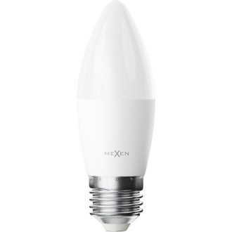 Mexen Nova 3x LED žiarovka E27, C37, 10W, studená - 6500K, 1055 lm - L102-E27-1065-01x03