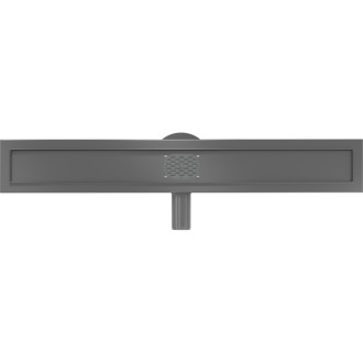 Teleso lineárneho odtoku Mexen Flat 360°, otočné, 60 cm, kartáčovaná farba pištole gray - 1E40060