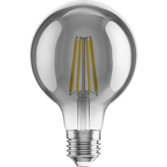 Mexen Vintis 3x LED žiarovka s vláknom E27, G80, 8W, teplá - 2200K, 600 lm, dymová - L155-E27-0822-70x03