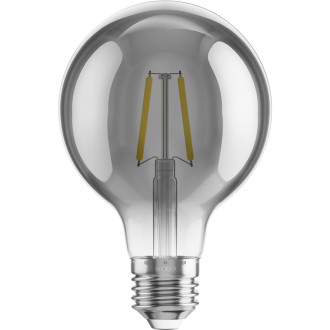 Mexen Vintis 10x LED žiarovka s vláknom E27, G80, 2W, teplá - 2200K, 150 lm, dymová - L155-E27-0222-70x10