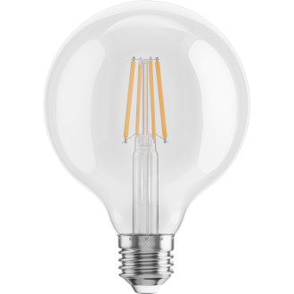 Mexen Vintis 3x LED žiarovka s vláknom E27, G95, 6W, teplá - 2700K, 720 lm, číra - L157-E27-0627-00x03
