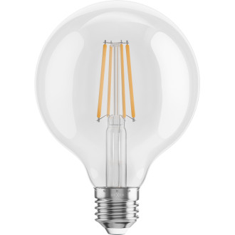 Mexen Vintis 3x LED žiarovka s vláknom E27, G95, 8W, teplá - 2700K, 1055 lm, číra - L157-E27-0827-00x03
