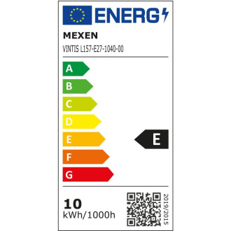 Mexen Vintis 3x LED žiarovka s vláknom E27, G95, 10W, neutrálna - 4000K, 1320 lm, číra - L157-E27-1040-00x03