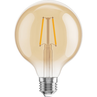 Mexen Vintis 10x LED žiarovka s vláknom E27, G95, 2W, teplá - 2200K, 180 lm, jantárová - L157-E27-0222-50x10