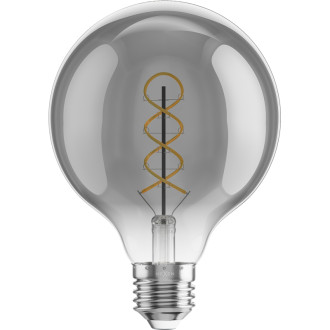 Mexen Vintis 10x LED špirálová žiarovka E27, G95, 6W, teplá - 2700K, 510 lm, dymová - L167-E27-0627-70x10