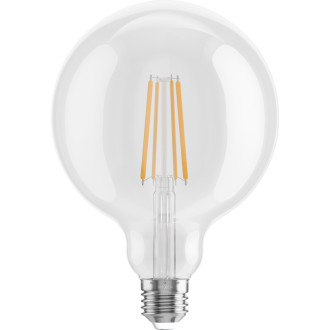 Mexen Vintis 3x LED žiarovka s vláknom E27, G125, 8W, teplá - 2700K, 1055 lm, číra - L158-E27-0827-00x03