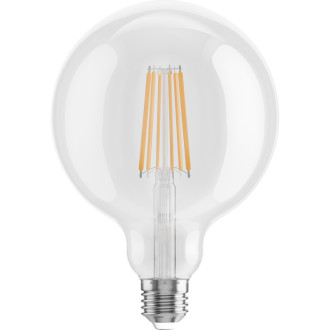 Mexen Vintis 6x LED žiarovka s vláknom E27, G125, 12W, teplá - 2700K, 1560 lm, číra - L158-E27-1227-00x06
