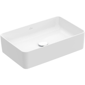 Umývadlo na dosku Villeroy &amp; Boch Collaro 56x36 cm alpská biela bez otvoru na batériu 4A2056R1