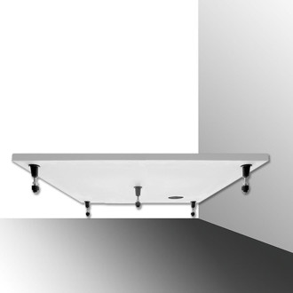 Sprchová vanička obdĺžniková Roth Rectan-M 100x90 cm liaty mramor 8000451