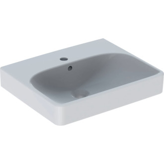 Umývadlo Geberit Smyle Square 50x41 cm otvor pre batériu uprostred 500.256.01.1