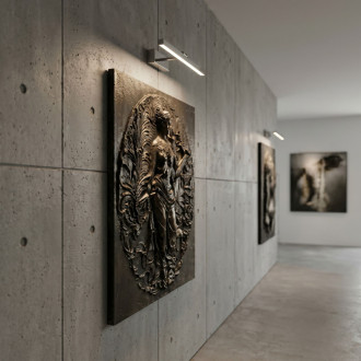 Kúpeľňové nástenné LED svietidlo APP1857-1W 40cm Chrome