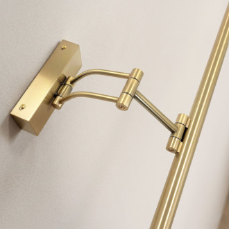 Kúpeľňové nástenné LED svietidlo SWE024-1W 80cm Brush Gold