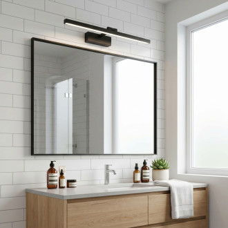 Kúpeľňové nástenné LED svietidlo APP1867-1W 60 cm Black
