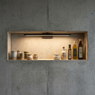 Kúpeľňové nástenné LED svietidlo APP1868-1W 80 cm Black