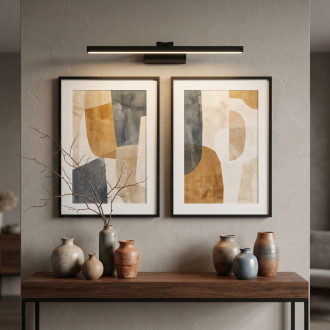 Kúpeľňové nástenné LED svietidlo APP1868-1W 80 cm Black