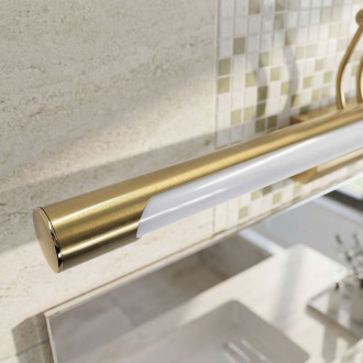 Kúpeľňové nástenné LED svietidlo SWE023-1W 60cm Brush Gold