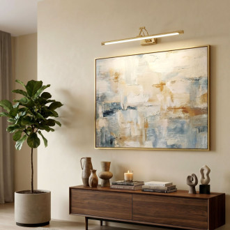 Kúpeľňové nástenné LED svietidlo SWE020-1W 60cm Gold