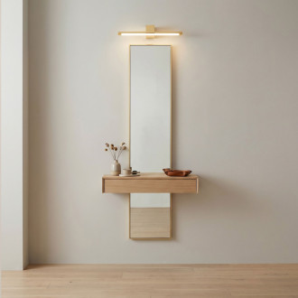 Kúpeľňové nástenné LED svietidlo SWE043-1W 40cm GOLD