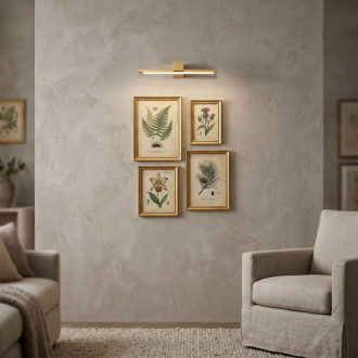 Kúpeľňové nástenné LED svietidlo SWE043-1W 40cm GOLD