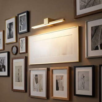Kúpeľňové nástenné LED svietidlo SWE043-1W 40cm GOLD