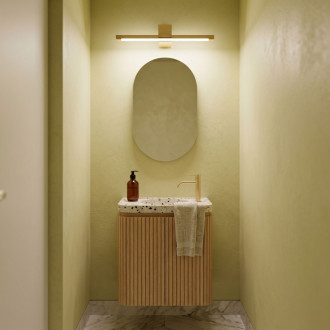 Kúpeľňové nástenné LED svietidlo SWE044-1W 60cm GOLD