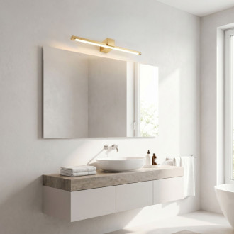 Kúpeľňové nástenné LED svietidlo SWE044-1W 60cm GOLD