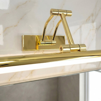 Kúpeľňové nástenné LED svietidlo SWE021-1W 80cm Gold