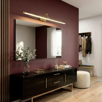Kúpeľňové nástenné LED svietidlo SWE021-1W 80cm Gold
