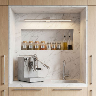 Kúpeľňové nástenné LED svietidlo SWE042-1W 80 cm Chrome