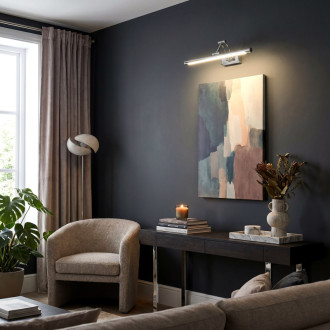 Kúpeľňové nástenné LED svietidlo SWE016-1W 42cm Chrome