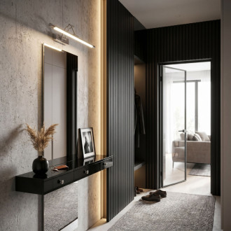 Kúpeľňové nástenné LED svietidlo SWE016-1W 42cm Chrome